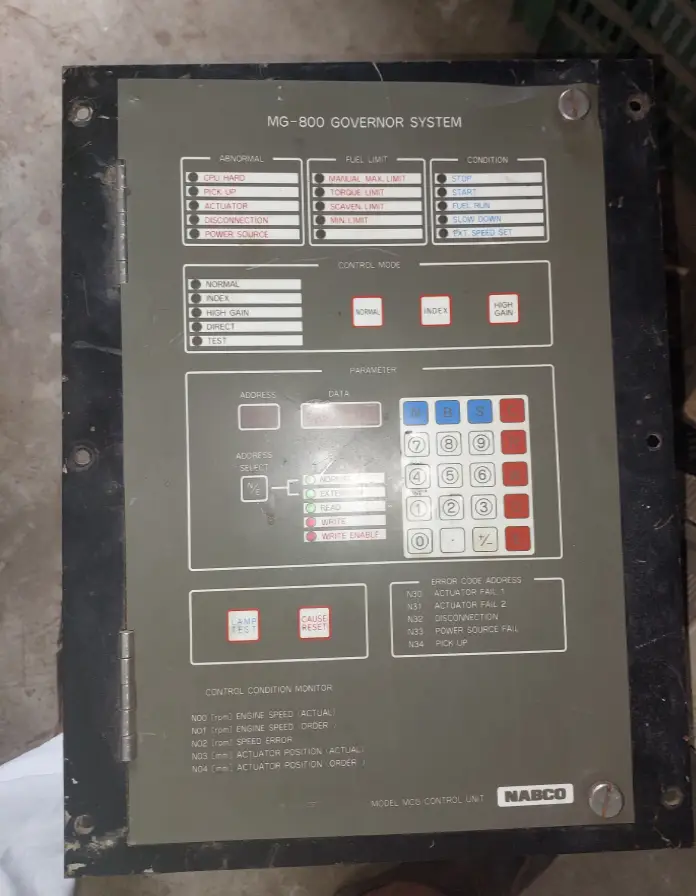 MG-800 GOVERNOR SYSTEM
